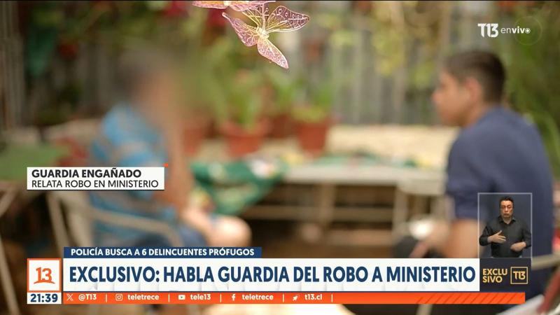Exclusivo: Habló guardia que entregó computadores durante robo al ministerio de Desarrollo Social