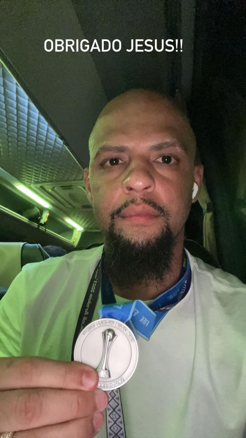 La reacción de Felipe Melo tras su pelea en la final del Mundial de Clubes / Instagram