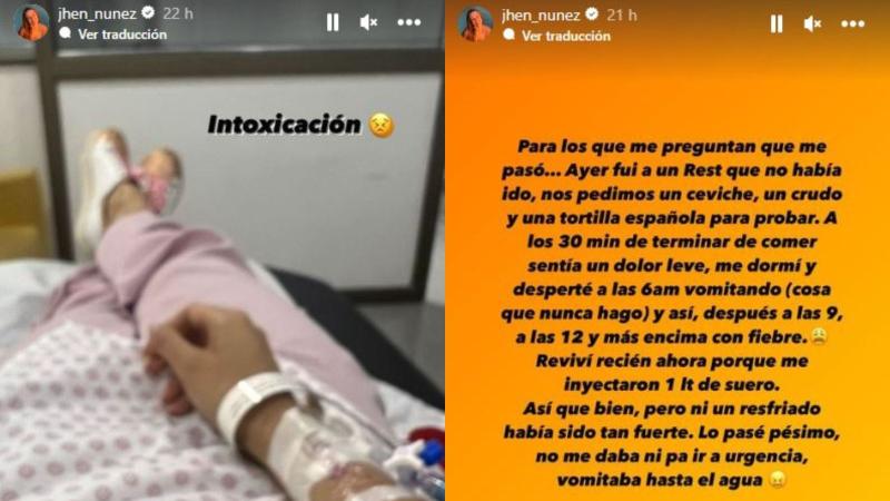Instagram - Jhendelyn Núñez relata complicación médica