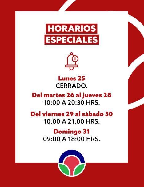 Parque Arauco - Horarios de malls en Año Nuevo