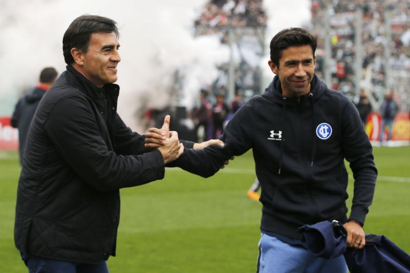 Nicolás Núñez es el único sobreviviente en la banca de los tres grandes del fútbol chileno este 2023. / Photosport