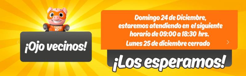 Súper 10 - Horarios de supermercados en Navidad