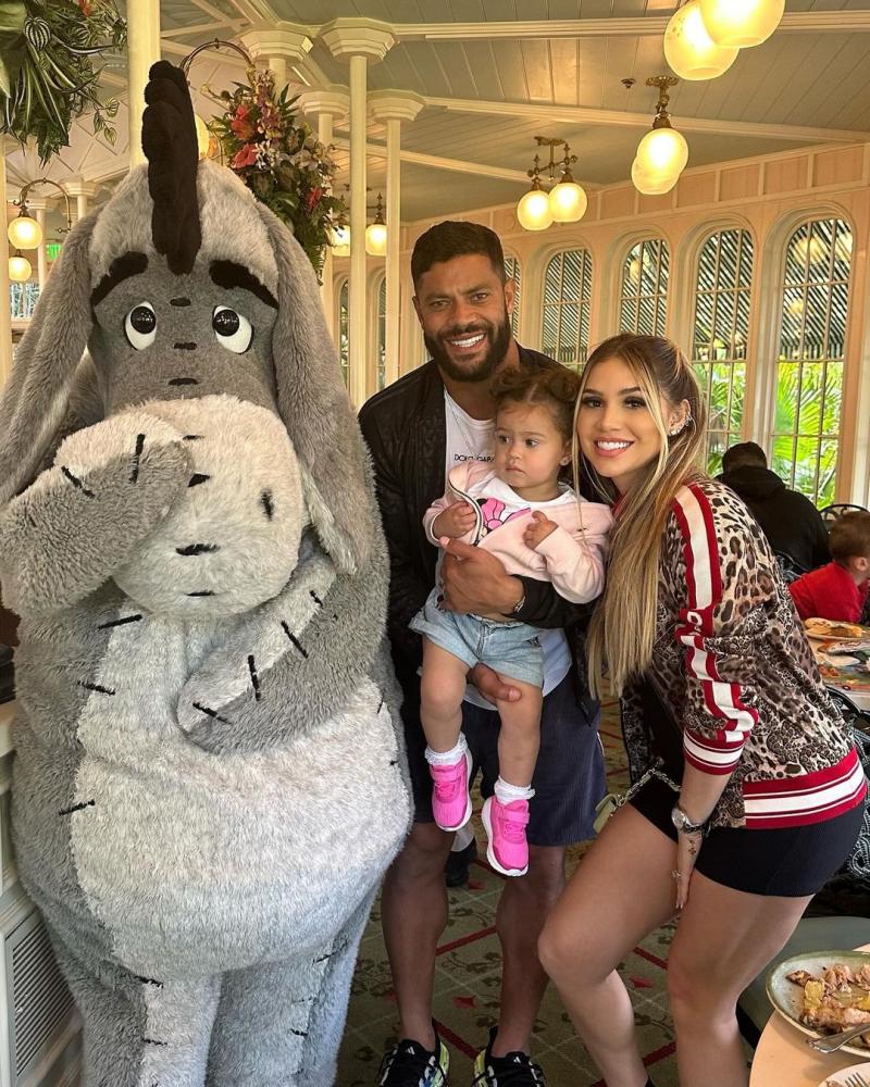 Hulk junto a su segunda esposa y su pequeña hija Zaya - Créditos: Instagram