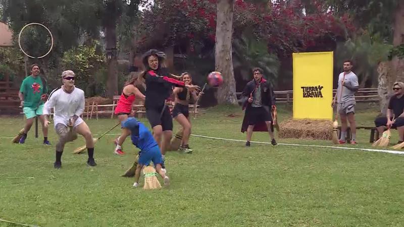 Miguelito le pegó pelotazo a Chama en Tierra Brava