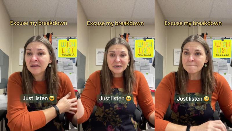 TikTok - Profesora se emocionó por deseos de niños en Navidad