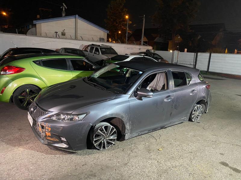 El auto robado en Maipú logró ser recuperado en El Bosque