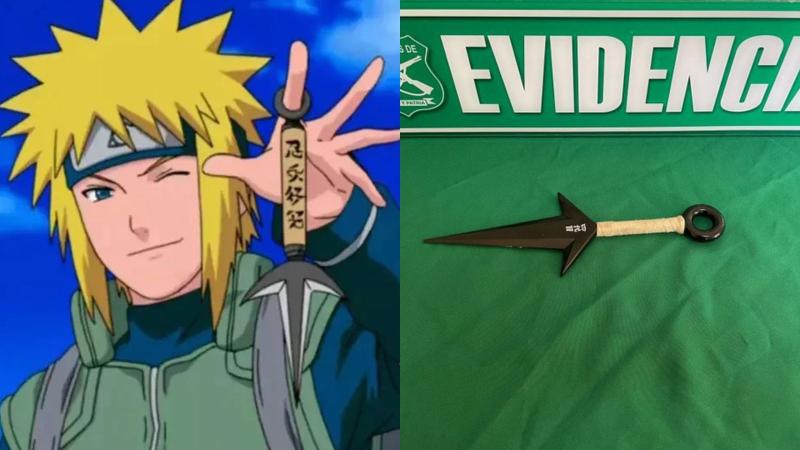 Detienen a delincuente con un kunai en Alto Hospicio