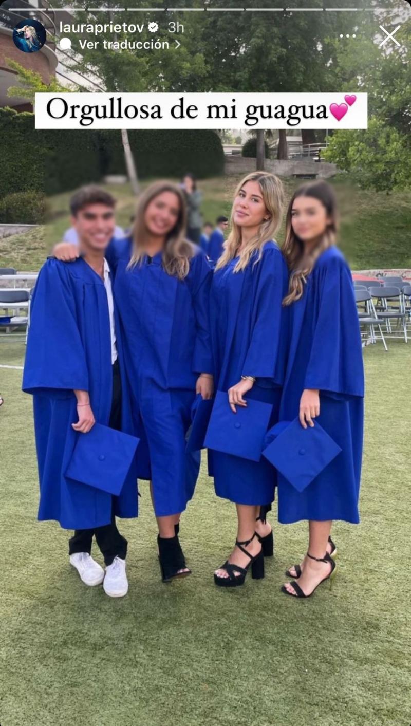 Instagram - Hija de Laura Prieto en su graduación