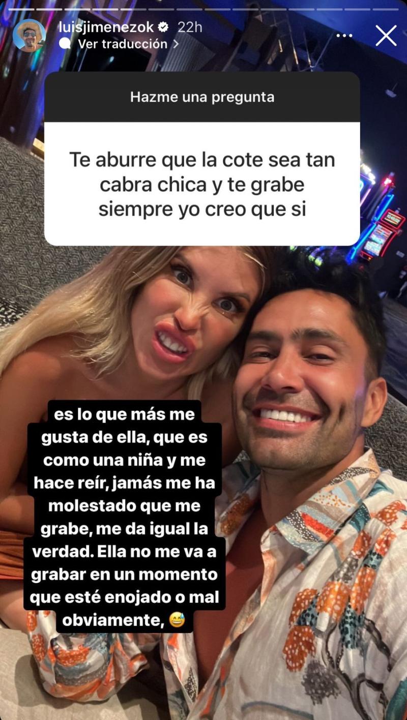 Instagram (@luisjimenezok) - Luis Jiménez defendió a Coté López