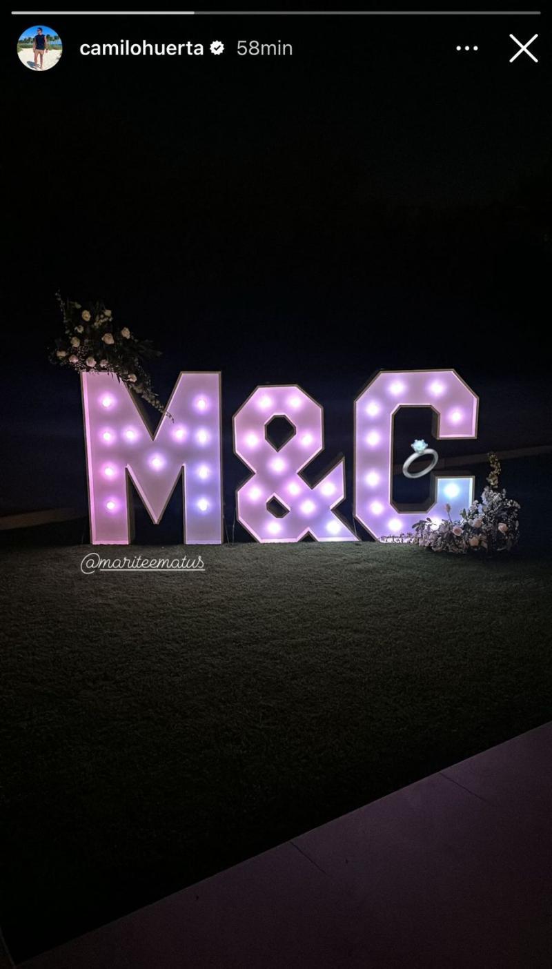 Instagram - Marité Matus y Camilo Huerta en su boda