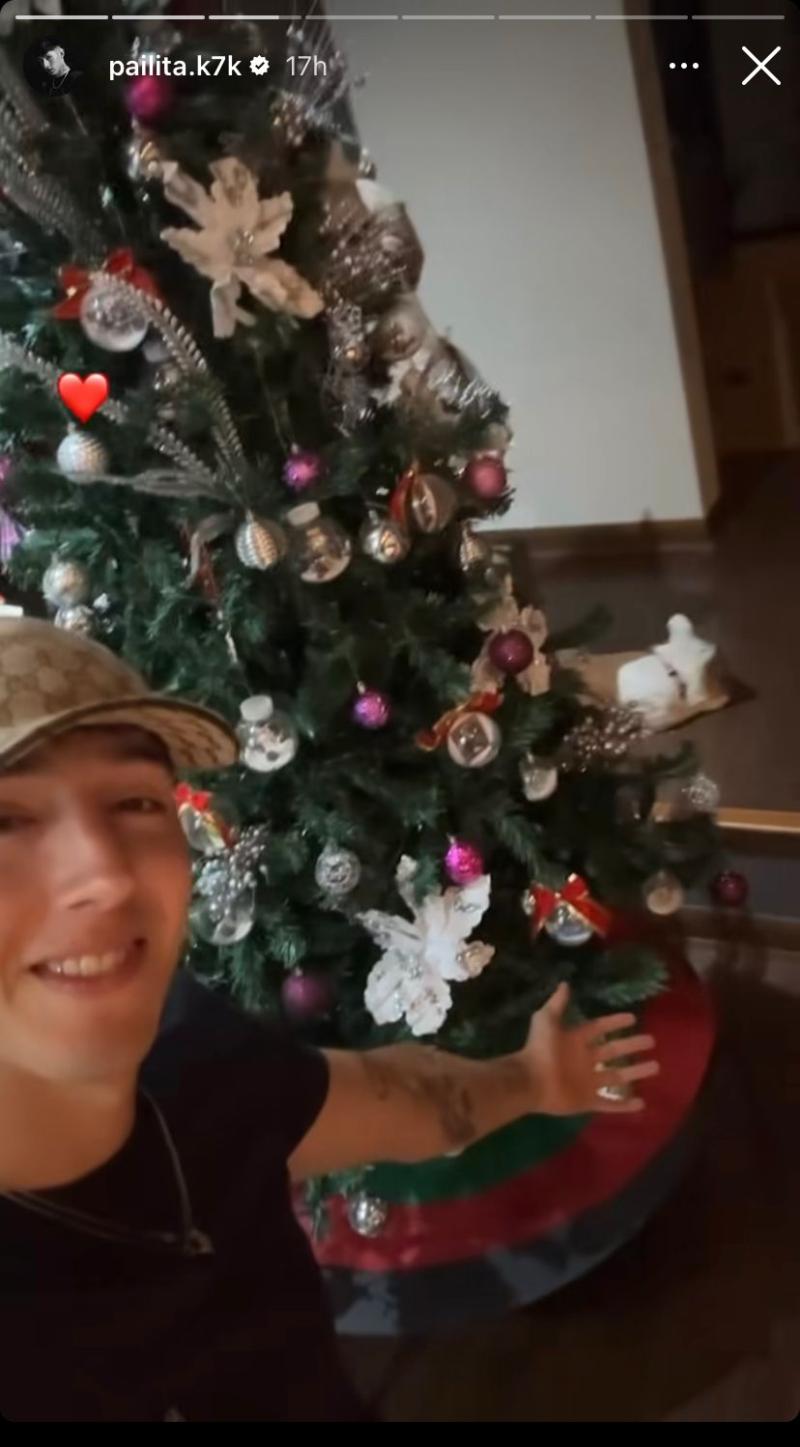 Pailita armando árbol de navidad