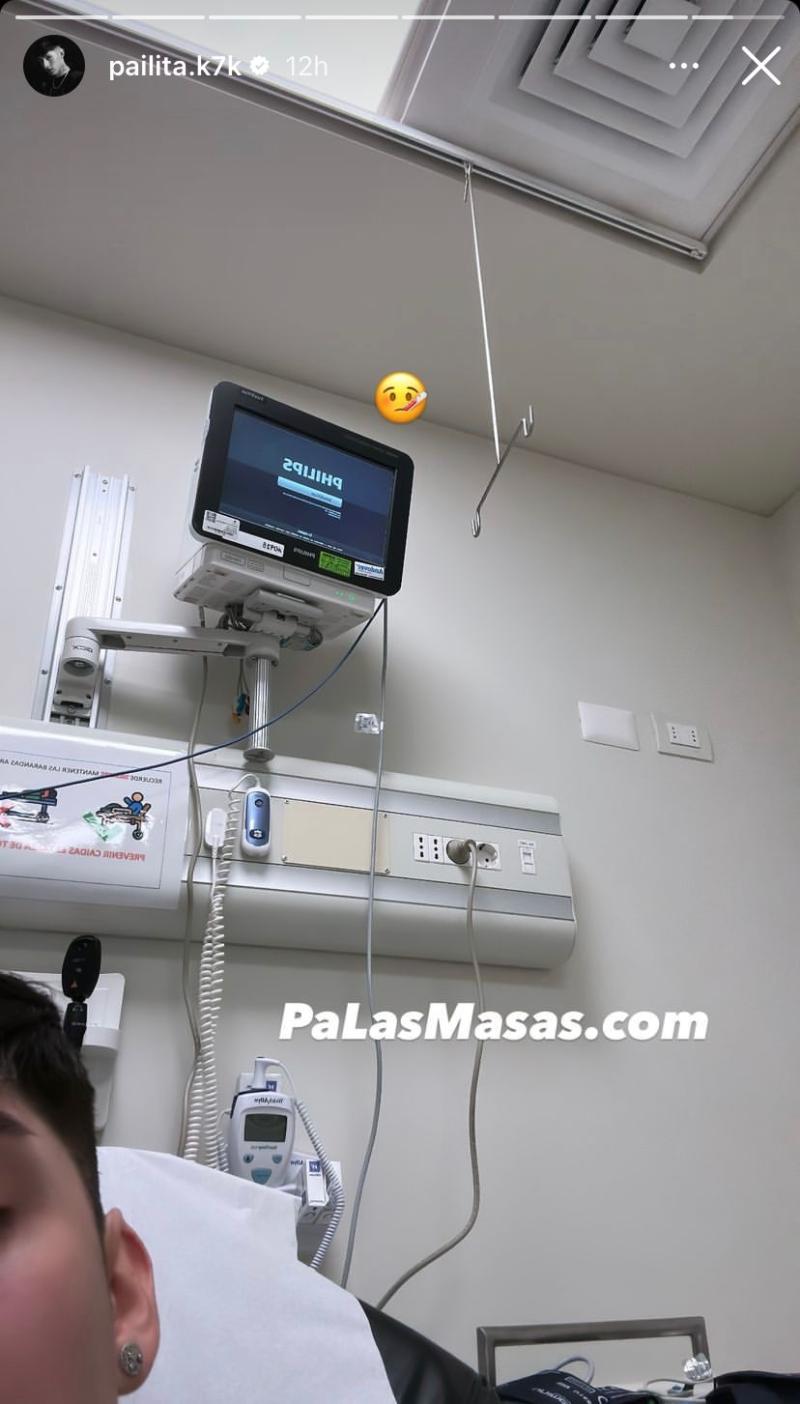Pailita preocupó a sus seguidores tras foto internado