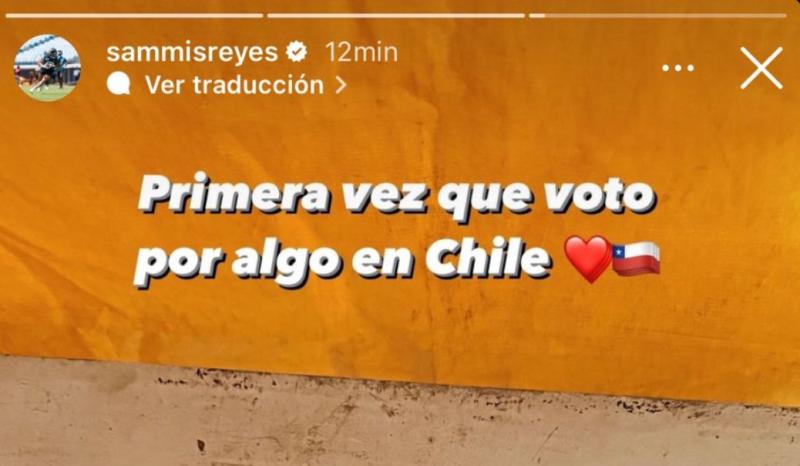 Sammis Reyes compartió su experiencia en redes sociales - Créditos: Instagram