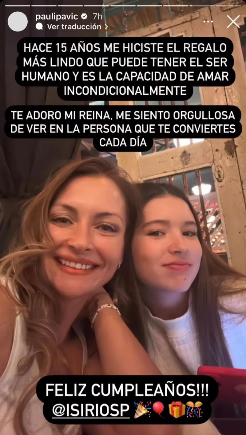 Instagram - Paula Pavic con su hija Isidora