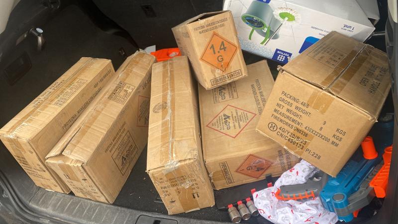 San Ramón: decomisan más de 10 mil fuegos artificiales avaluados en millonaria cifra