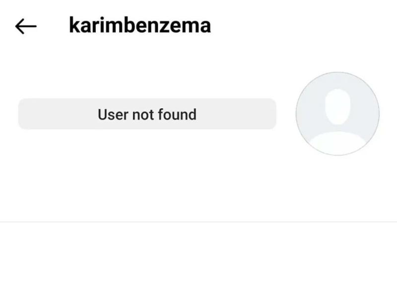 Karim Benzema cerró su cuenta de Instagram