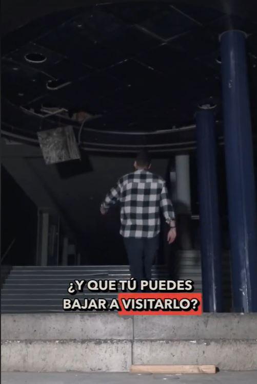 Así luce el abandonado Cine Hoyts San Agustín a cuatro años de su cierre