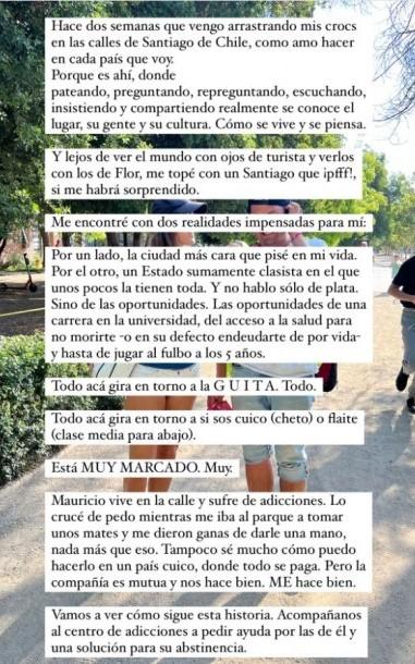 "Todo acá gira en torno a la guita (plata)": Turista argentina lanzó dura crítica a Chile en su visita