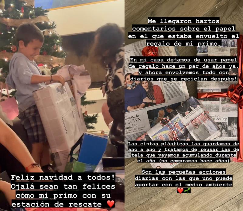 Martina Weil mostró su celebración de Navidad junto a su familia