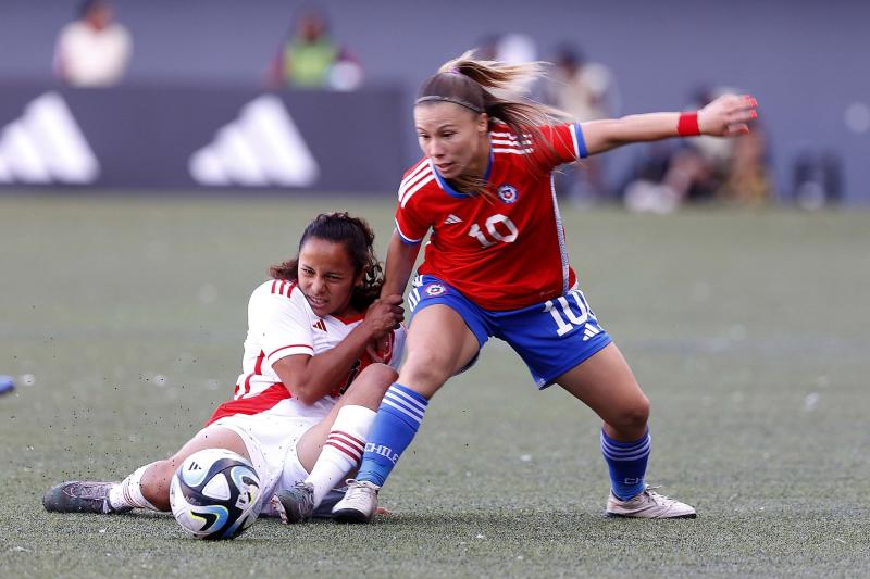 Yanara Aedo anotó el único gol de la Roja femenina - Créditos: X @laroja