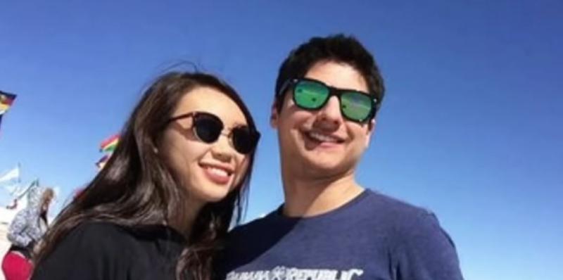 Nicolás Zepeda junto a Narumi Kurosaki