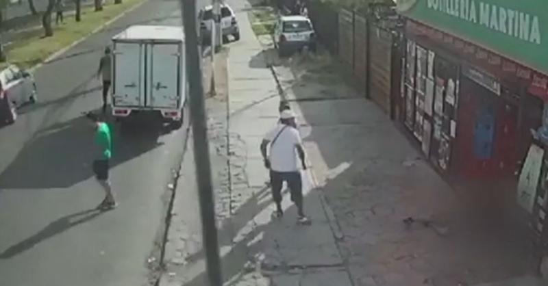 T13 - Pelea entre vecinos en Cerrillos