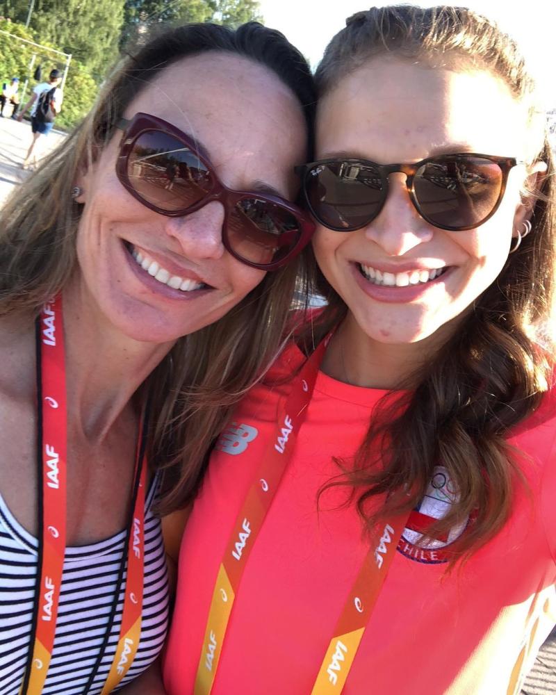 Ximena Restrepo, madre de Martina Weil, protagonizó el mayor escándalo de Santiago 2023 - Créditos: Instagram