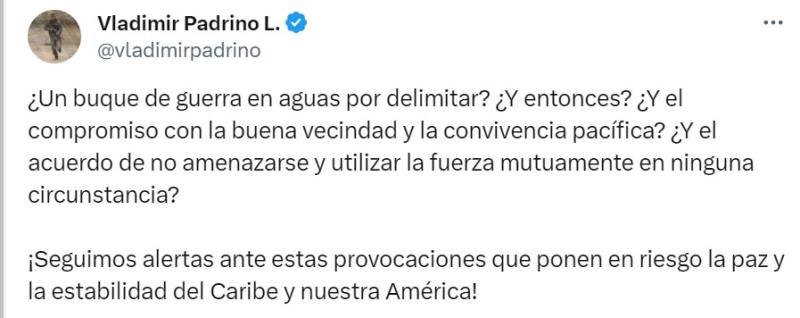 La reacción de Venezuela al HMS Trent