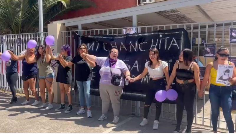 Manifestaciones por el femicidio de Michelle Silva