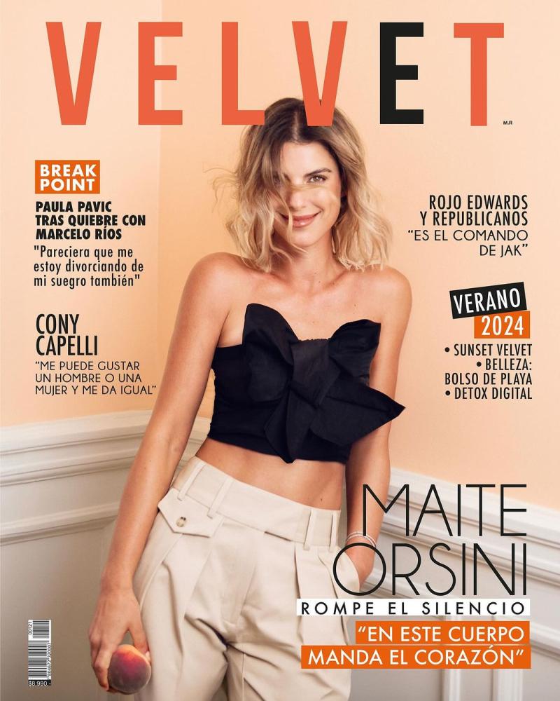 Maite Orsini hizo oficial su relación con Jorge Valdivia - Créditos: Revista Velvet