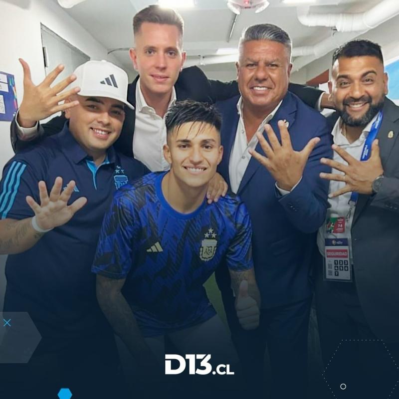 La burla de Argentina tras el triunfo 5-0 ante la Roja Sub 23 en el Preolímpico / Créditos: Instagram