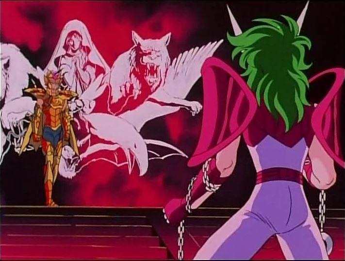 Saint Seiya - Io de Scylla en su pelea contra Shun
