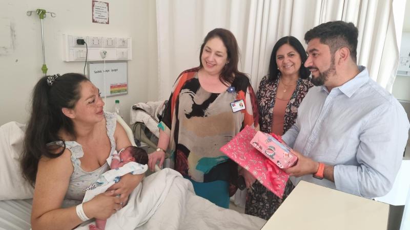 Hospital Higueras de Talcahuano - Guagua nace a las 0:01 horas en Talcahuano y sería el primer nacido en Chile en 2024