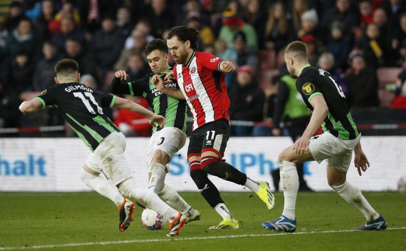 Reuters - Ben Brereton fue titular en la derrota ante el Brighton por FA Cup
