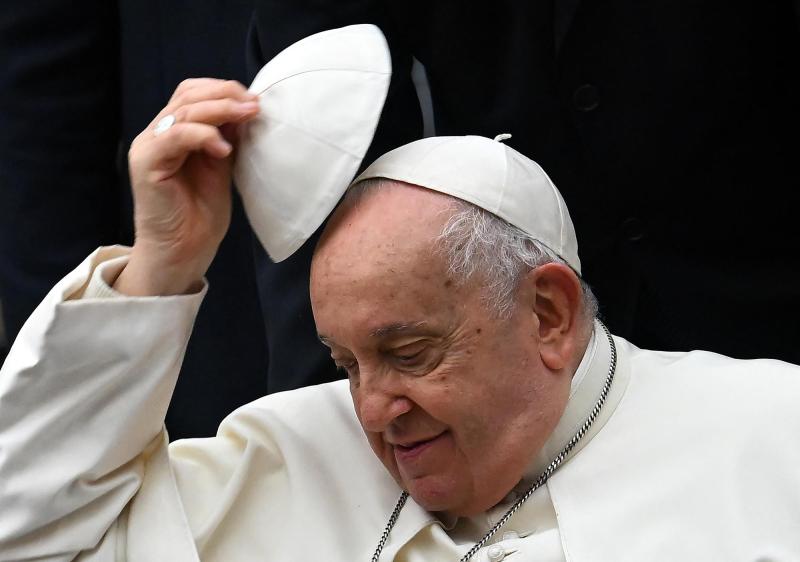 AFP - Referencial del Papa Francisco en el Vaticano.