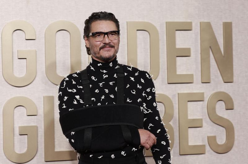 AFP - Pedro Pascal en los Globos de Oro