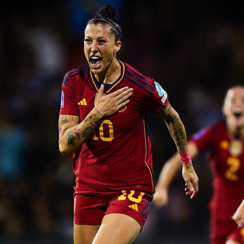 Jennifer Hermoso fue una de las figuras de España campeonas del Mundo - Créditos: Instagram