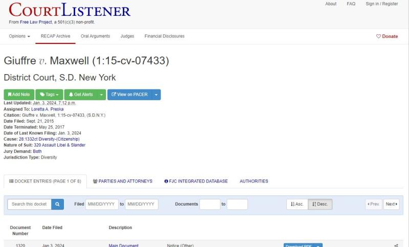 Hacen públicos los documentos del Caso Jeffrey Epstein: Mira aquí los archivos