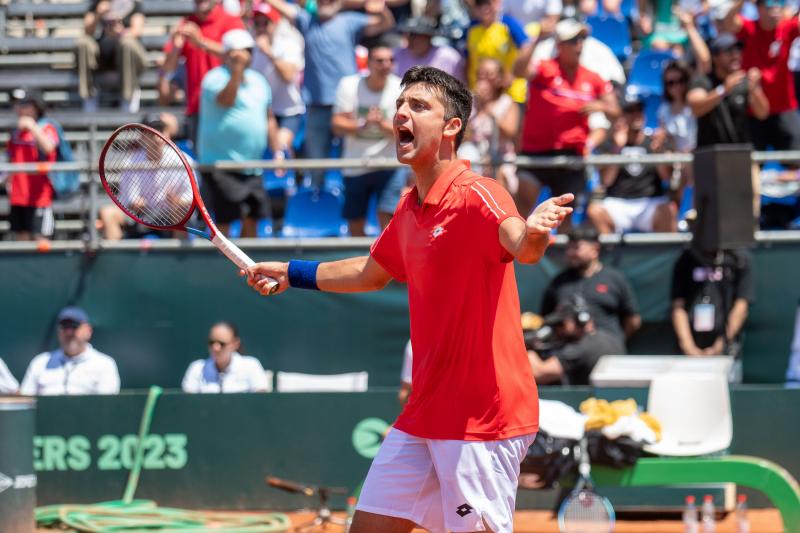 Tomás Barrios Vera ingresó al selecto grupo de los 100 mejores del mundo. Imagen: Agencia Uno.