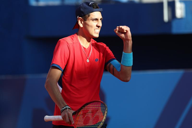 Alejandro Tabilo se instaló por tercera vez en su carrera en una semifinal de ATP. (Agencia UNO)