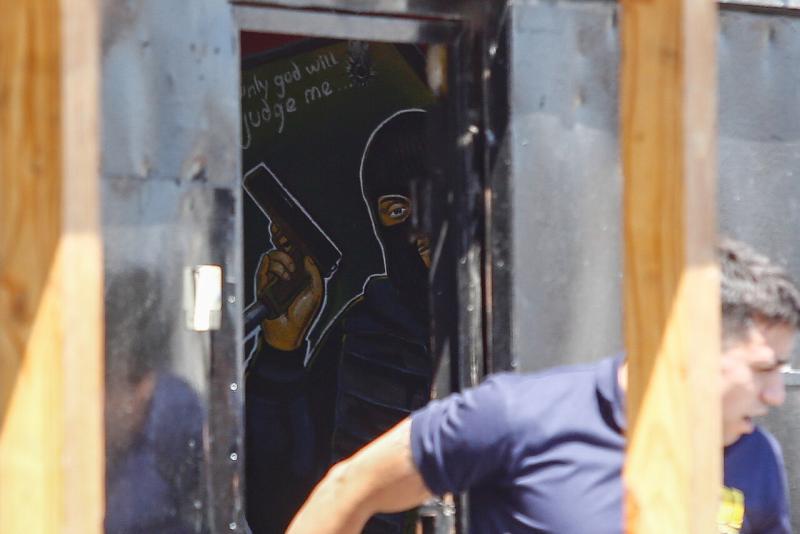 Procedimiento policial tras balacera en El Bosque - Agencia Uno