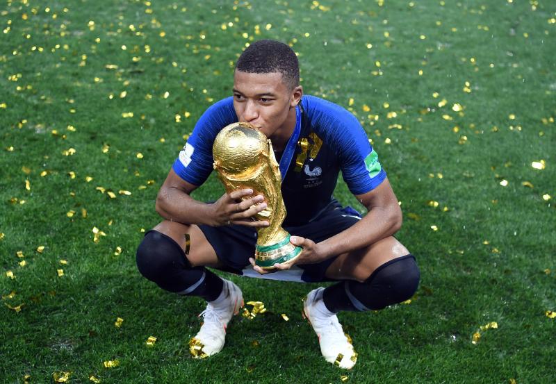 Kylian Mbappé fue campeón del mundo con Francia en 2018 / Agencia UNO