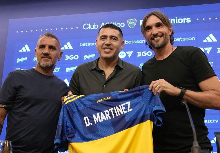 Diego Martínez es nuevo DT de Boca Juniors - Crédito: @bocajrsoficial