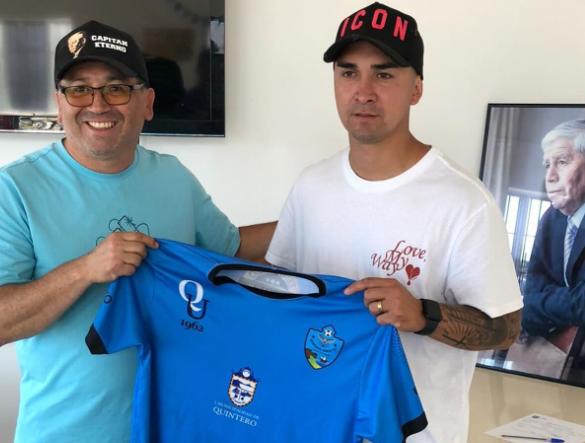 Felipe Gutiérrez fue presentado en Quintero Unido - Crédito: @quinterounidofc