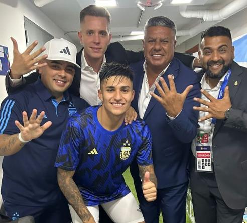 Instagram - La burla de seleccionado argentino contra Chile