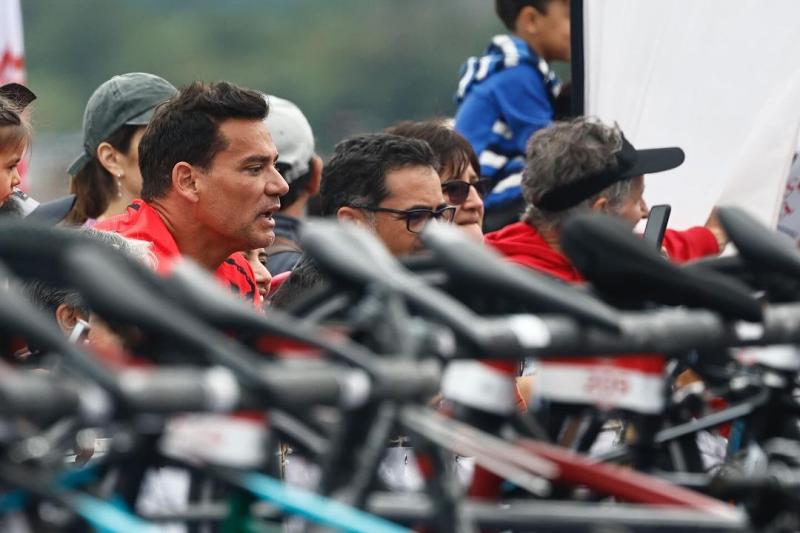 Instagram - Cristián de la Fuente alentando a su hija Laura