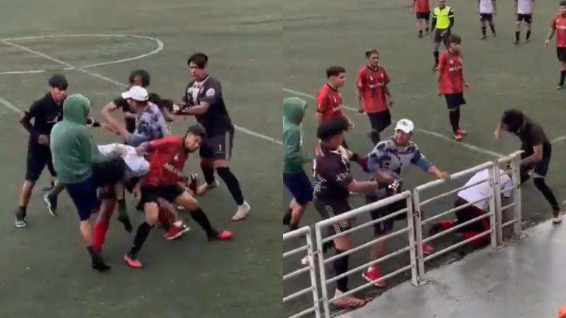 El fútbol amateur sufrió un duro golpe que esta pelea en el norte del país / Captura