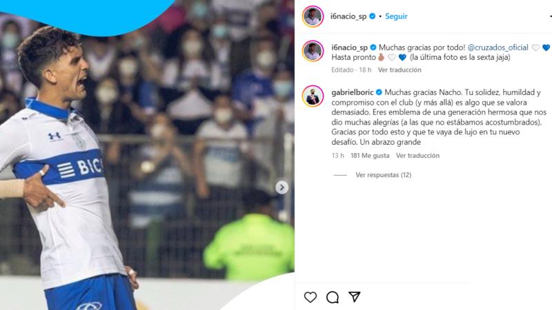 La emotiva despedida de Gabriel Boric a Ignacio Saavedra. / Foto: Captura