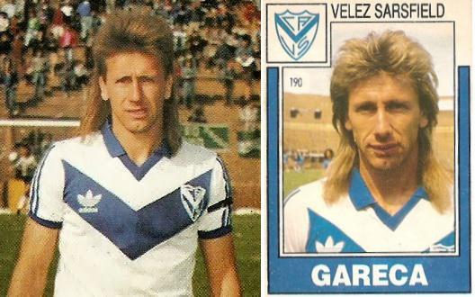 El particular look de Ricardo Gareca en su época de jugador (@elshowdevelez)