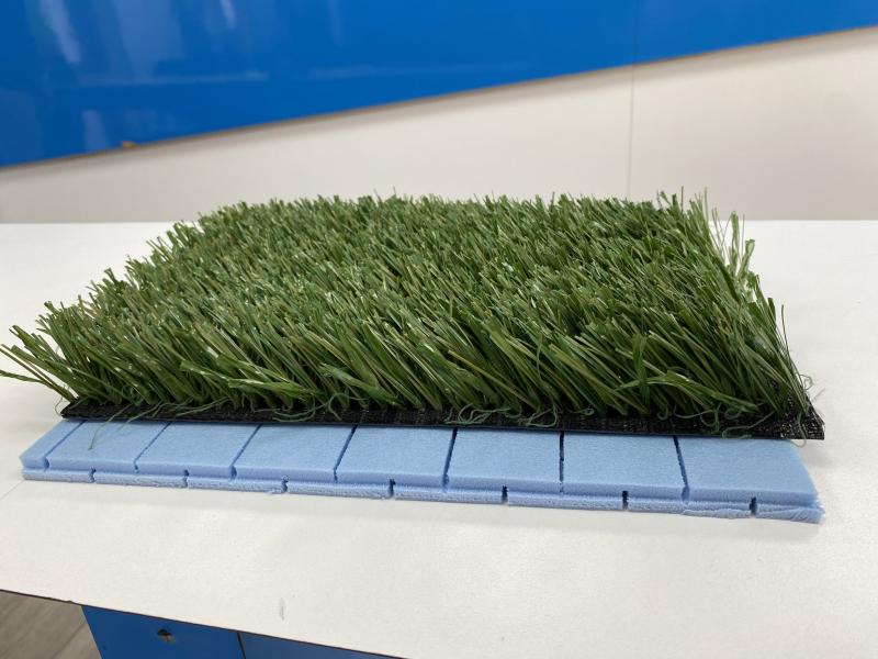 Así debería lucir el nuevo césped sintético de la UC en San Carlos de Apoquindo - Créditos: @sebaguilarg